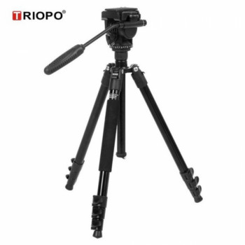 TRIOPO/捷宝K-2808液压阻尼云台合金三脚架 单反相机 摄像机